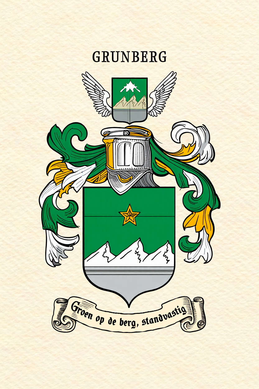 Familiewapen van de achternaam GRUNBERG