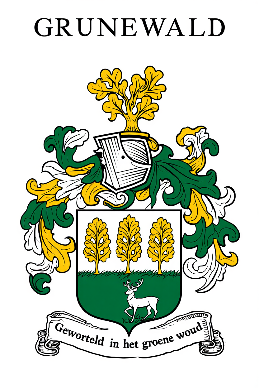 Familiewapen van de achternaam GRUNEWALD