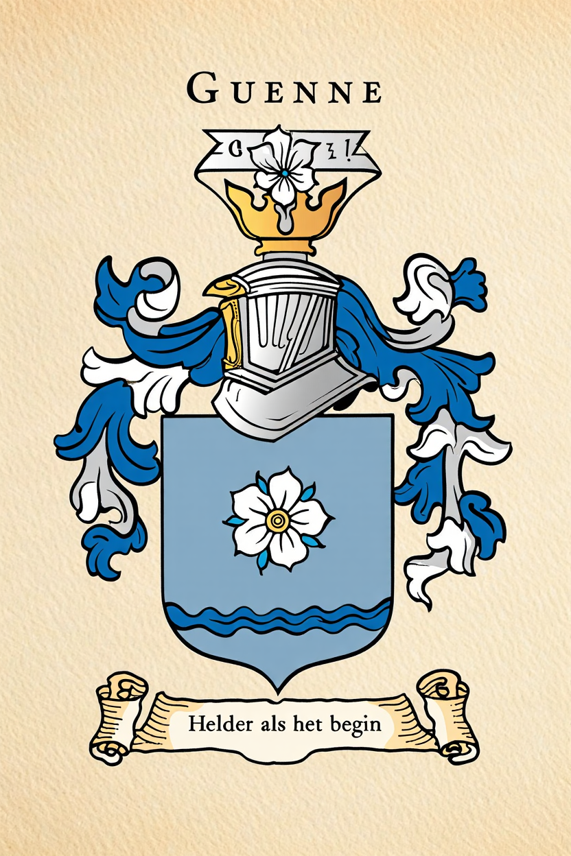 Familiewapen van de achternaam GUENNE