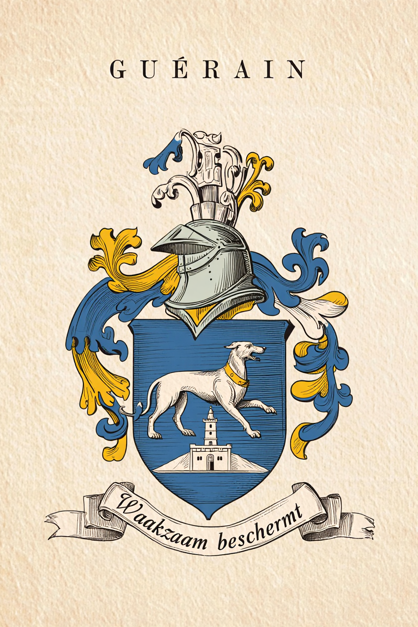 Familiewapen van de achternaam GUÉRAIN
