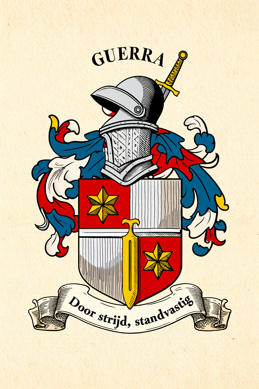 Familiewapen van de achternaam GUERRA