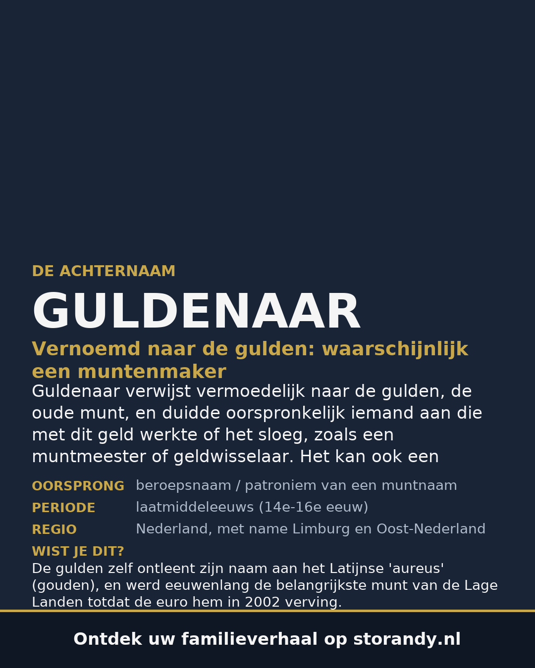 Familiewapen van de achternaam GULDENAAR