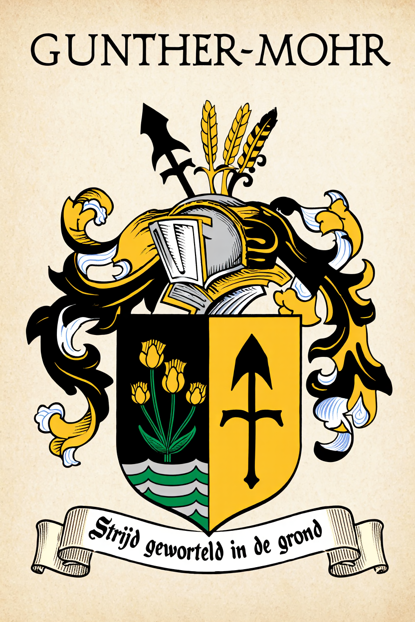 Familiewapen van de achternaam GUNTHER-MOHR