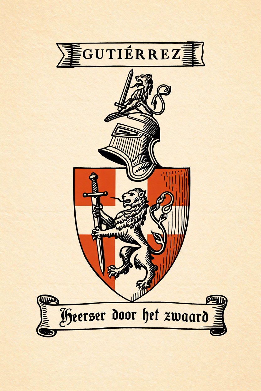 Familiewapen van de achternaam GUTIÉRREZ