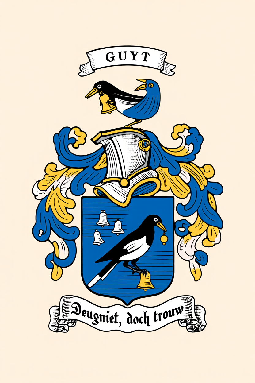Familiewapen van de achternaam GUYT (vergrendeld)