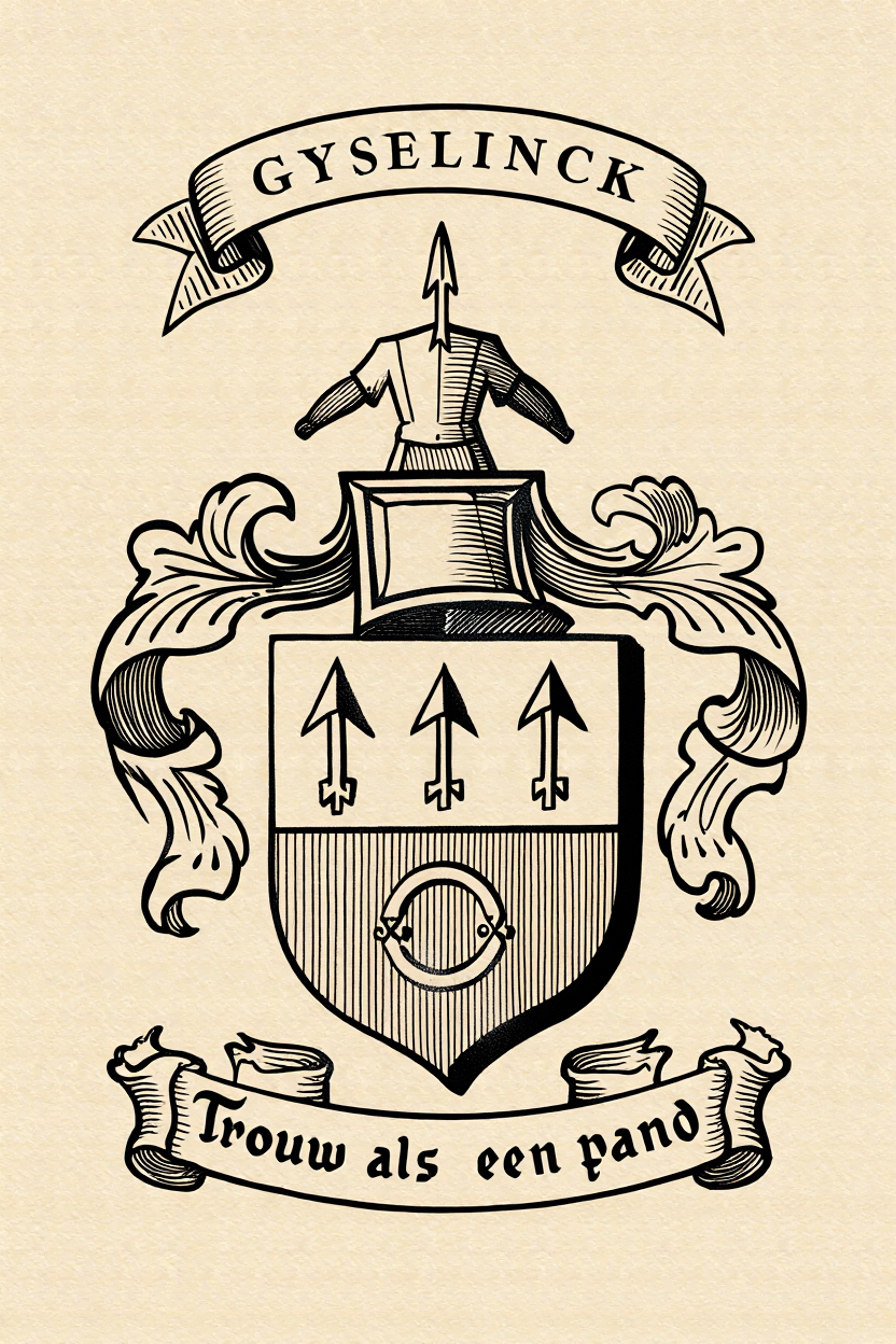 Familiewapen van de achternaam GYSELINCK