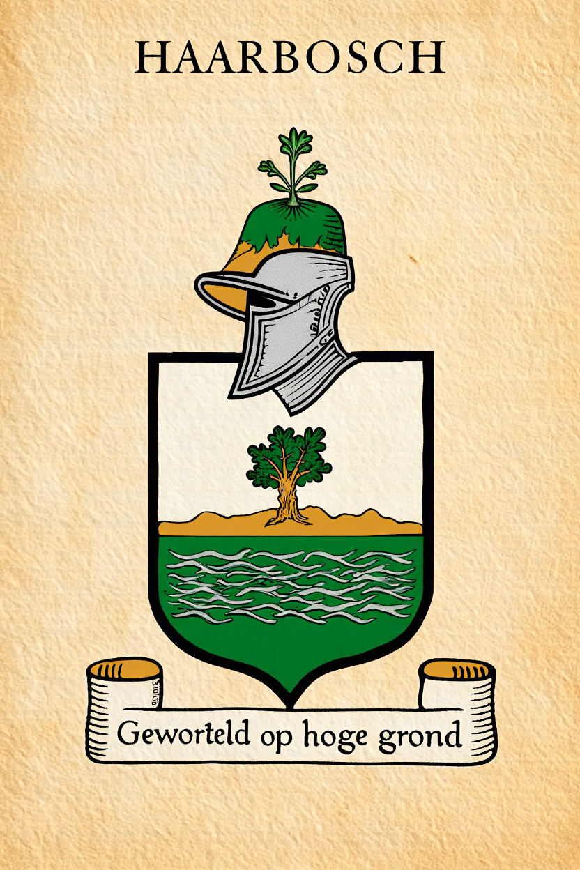 Familiewapen van de achternaam HAARBOSCH