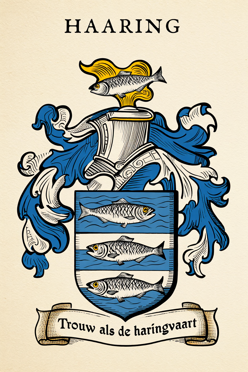 Familiewapen van de achternaam HAARING