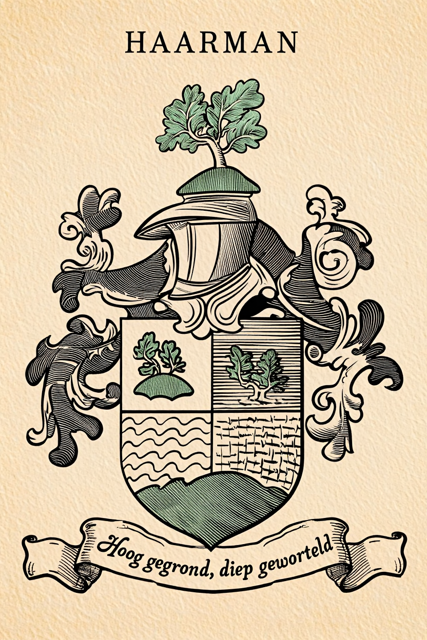 Familiewapen van de achternaam HAARMAN