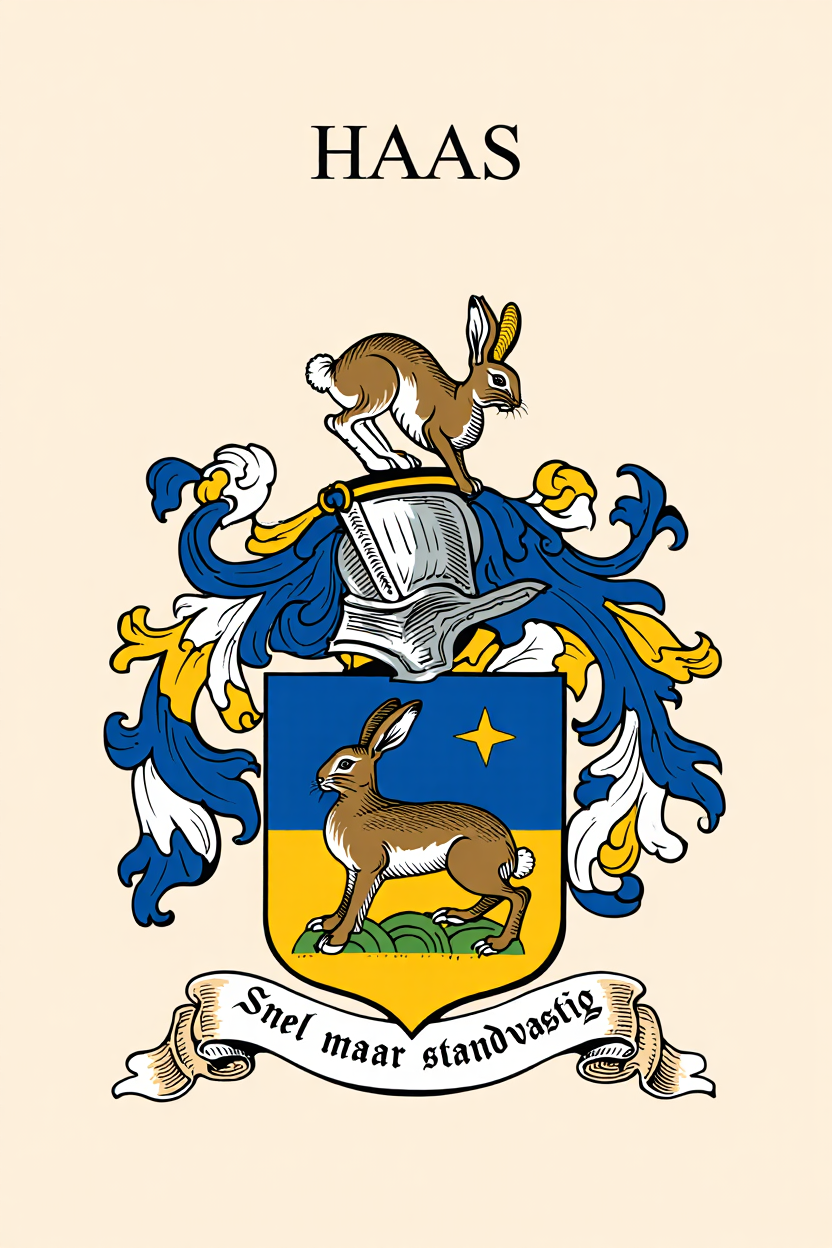 Familiewapen van de achternaam HAAS