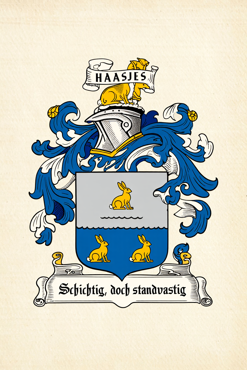 Familiewapen van de achternaam HAASJES