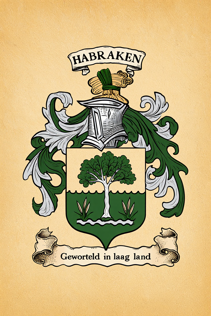 Familiewapen van de achternaam HABRAKEN