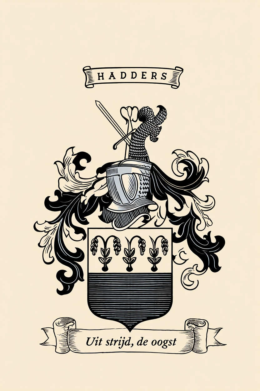 Familiewapen van de achternaam HADDERS