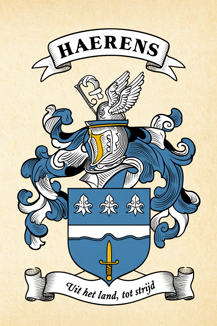 Familiewapen van de achternaam HAERENS