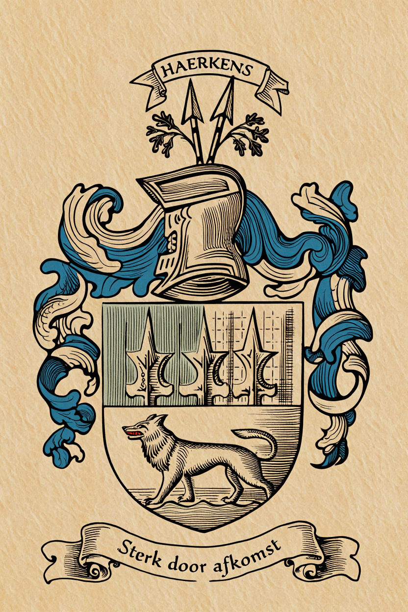 Familiewapen van de achternaam HAERKENS