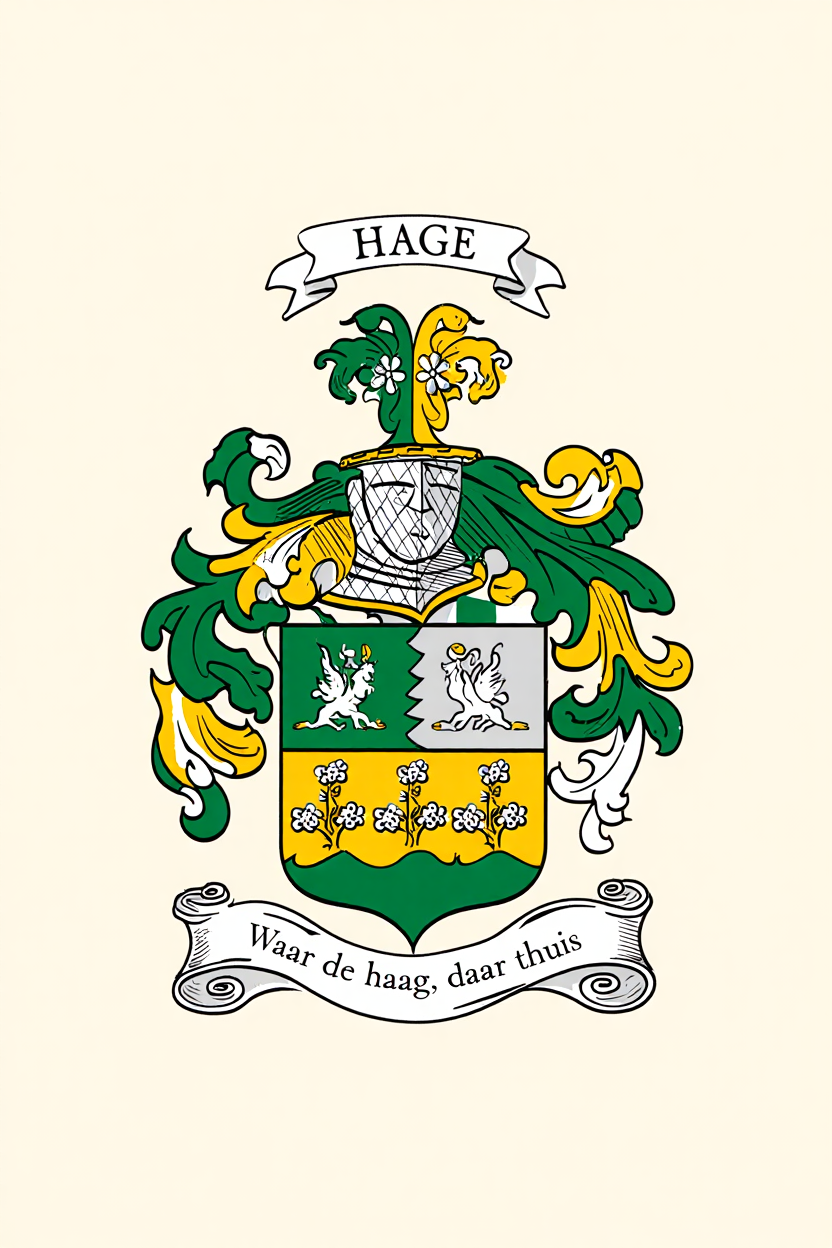 Familiewapen van de achternaam HAGE