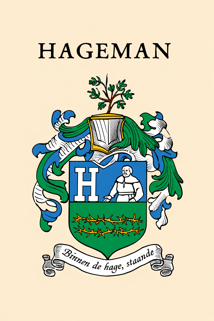 Familiewapen van de achternaam HAGEMAN