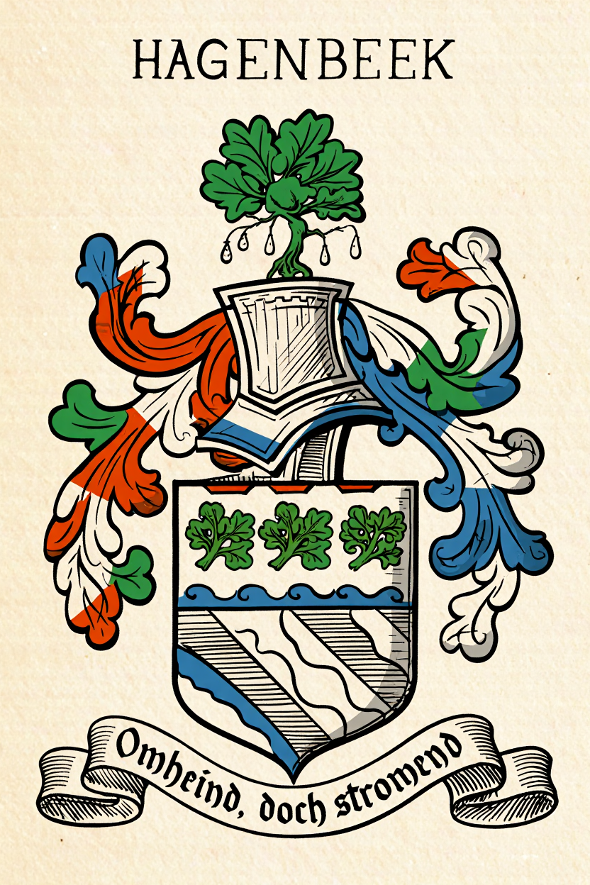 Familiewapen van de achternaam HAGENBEEK