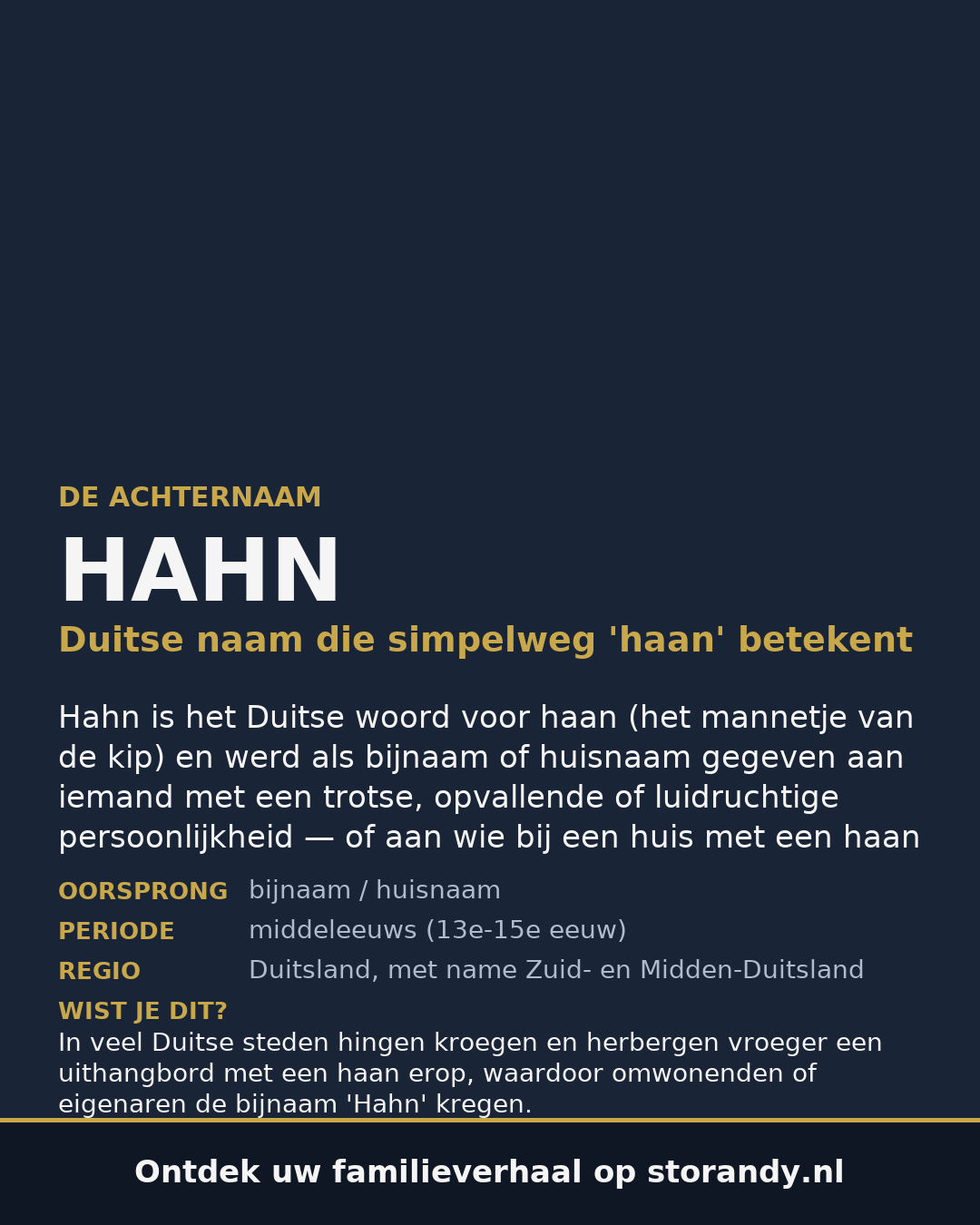 Familiewapen van de achternaam HAHN
