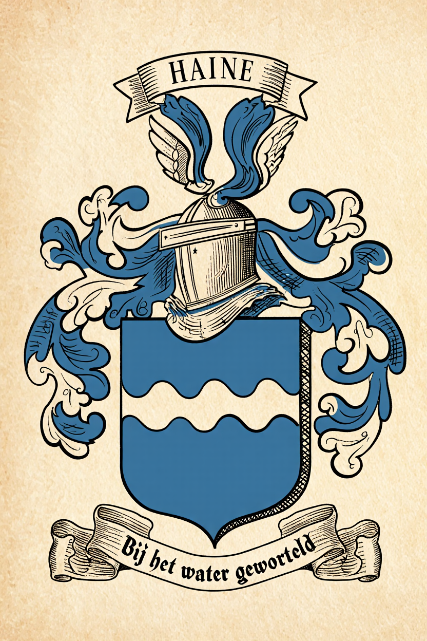 Familiewapen van de achternaam HAINE