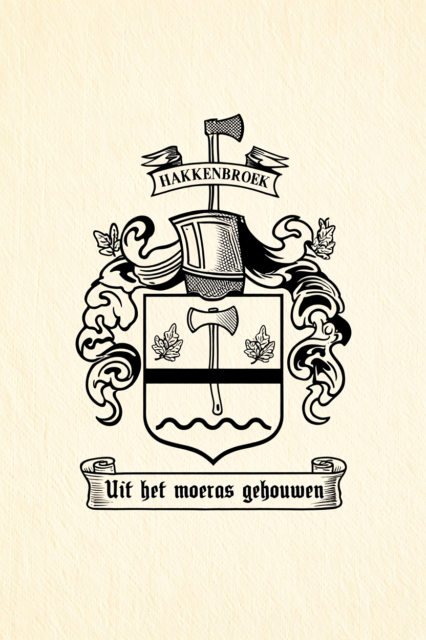 Familiewapen van de achternaam HAKKENBROEK