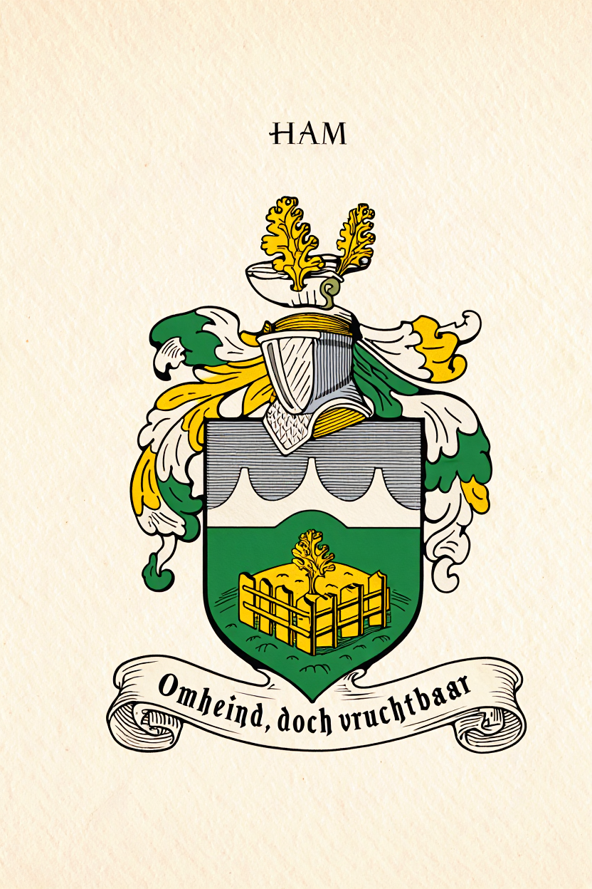 Familiewapen van de achternaam HAM