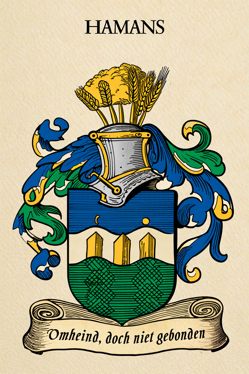 Familiewapen van de achternaam HAMANS