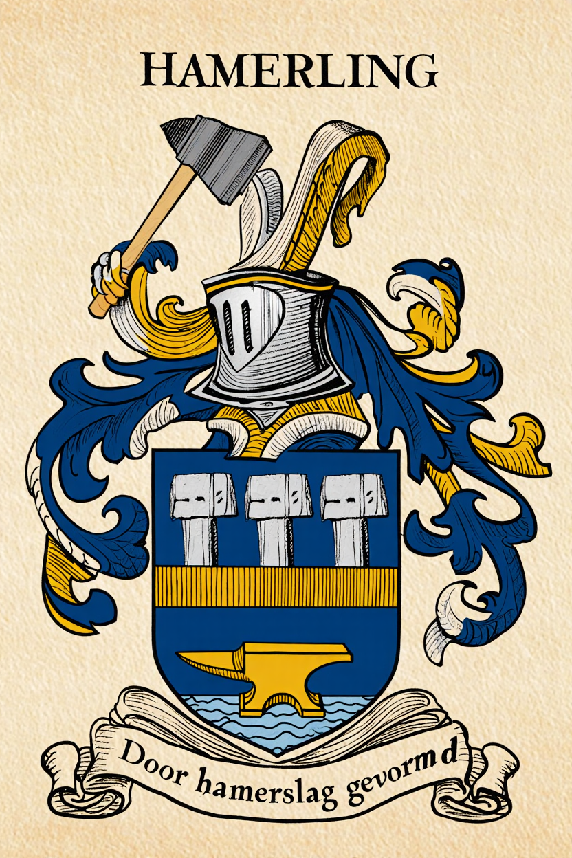 Familiewapen van de achternaam HAMERLING