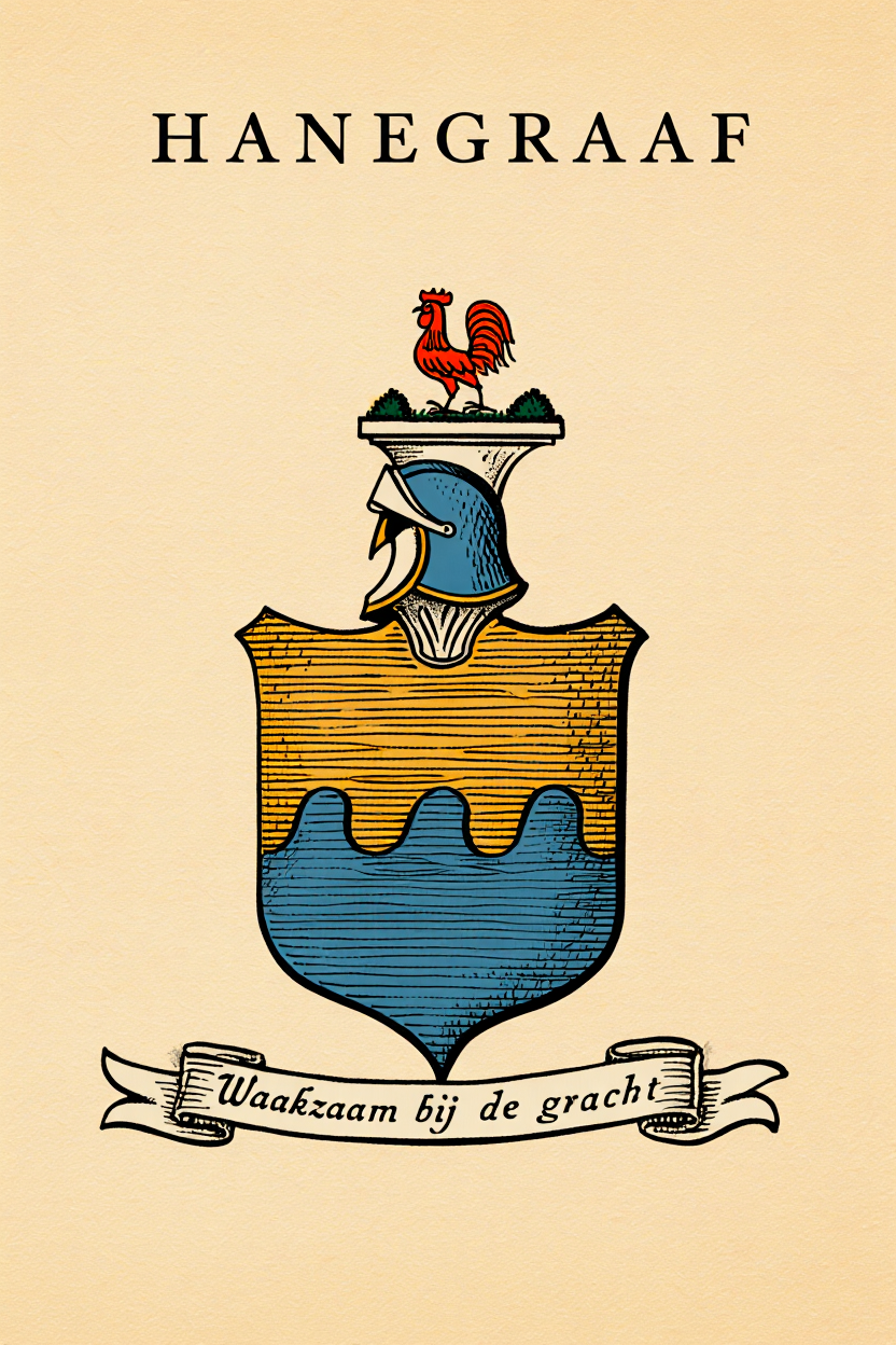 Familiewapen van de achternaam HANEGRAAF