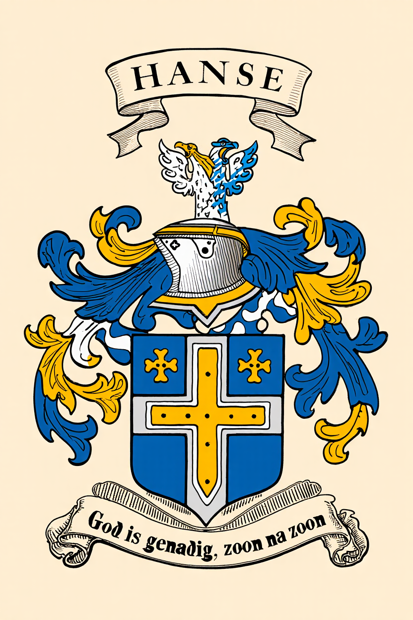 Familiewapen van de achternaam HANSE