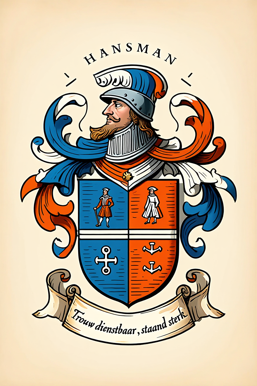 Familiewapen van de achternaam HANSMAN
