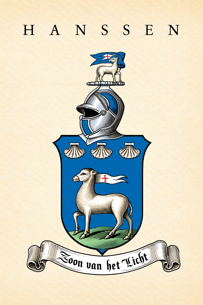 Familiewapen van de achternaam HANSSEN