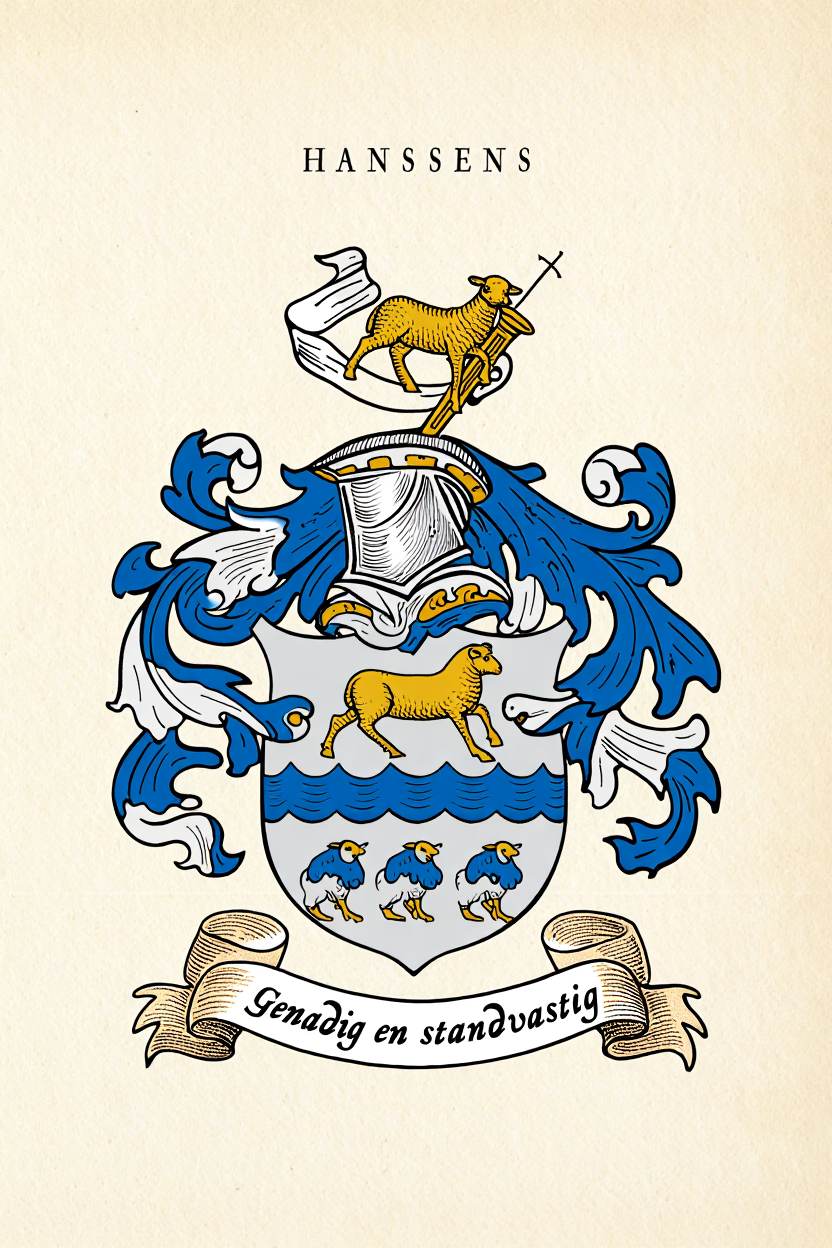 Familiewapen van de achternaam HANSSENS