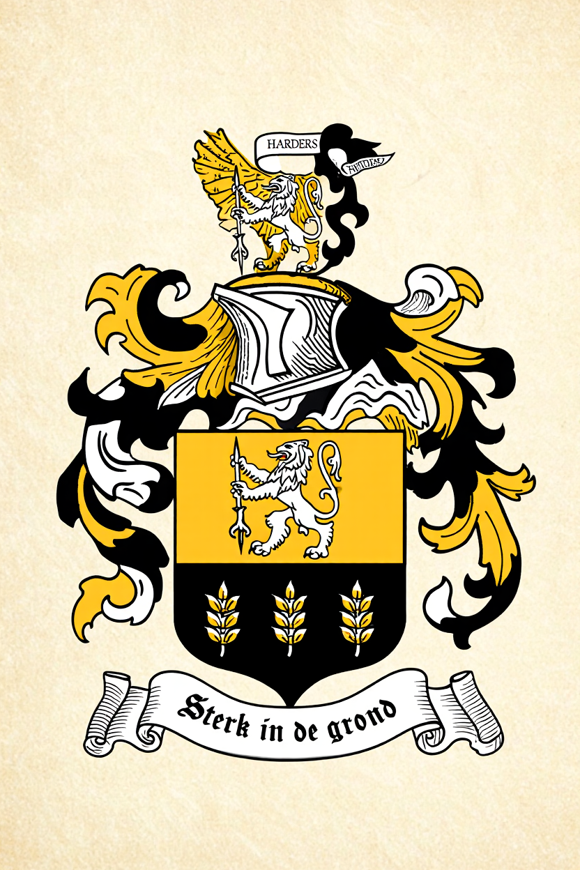 Familiewapen van de achternaam HARDERS