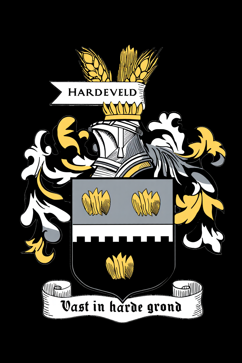 Familiewapen van de achternaam HARDEVELD