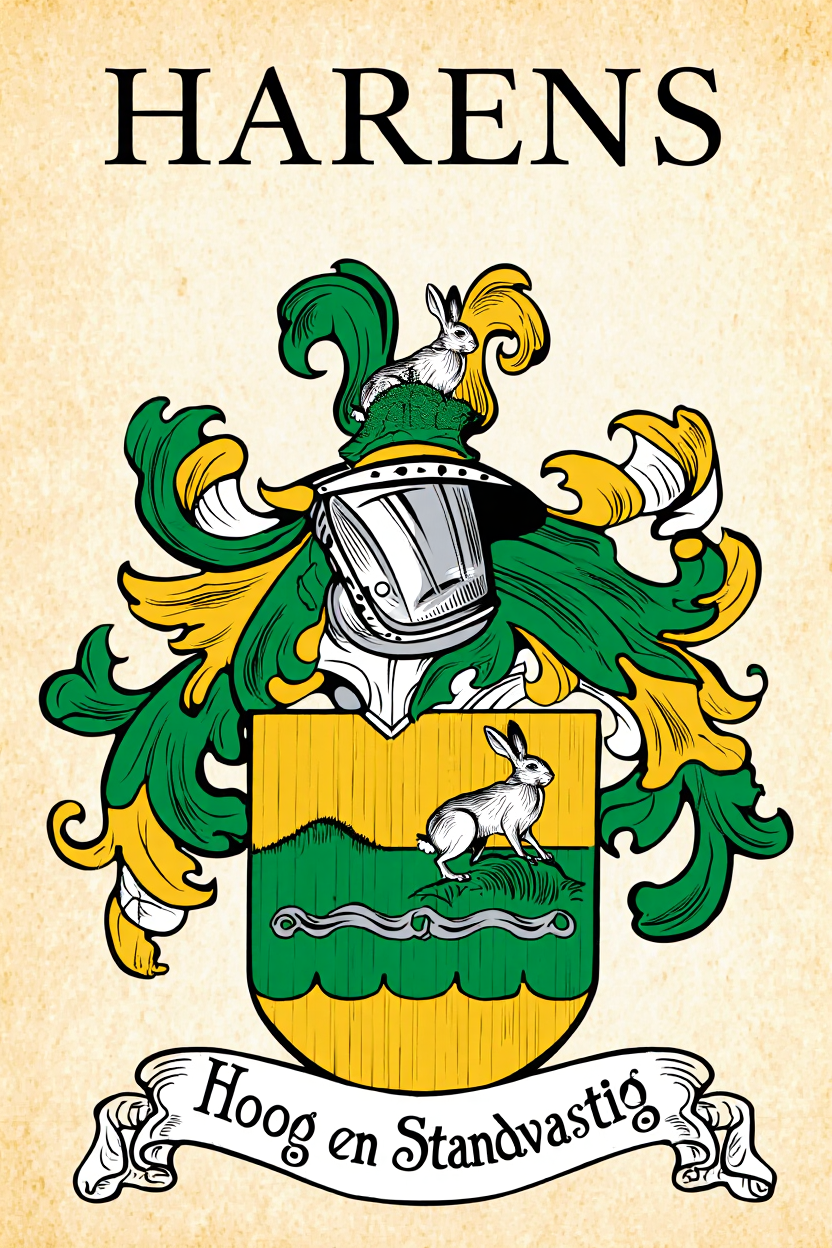 Familiewapen van de achternaam HARENS