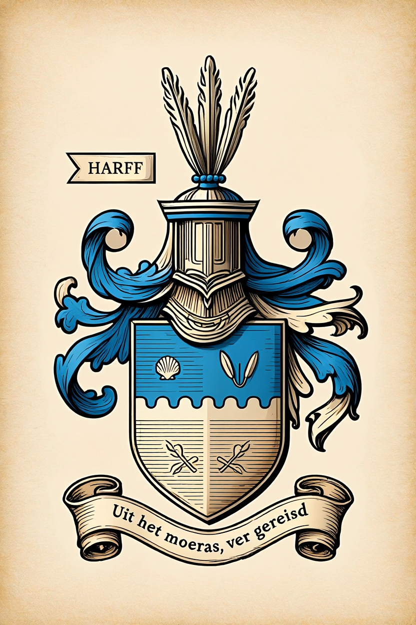 Familiewapen van de achternaam HARFF