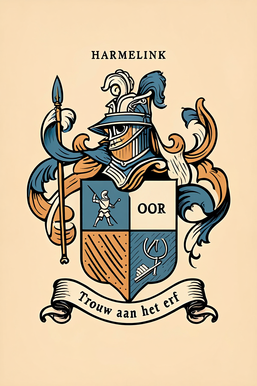 Familiewapen van de achternaam HARMELINK