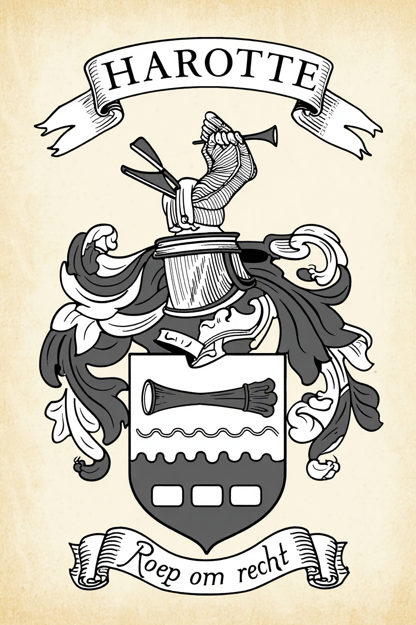 Familiewapen van de achternaam HAROTTE