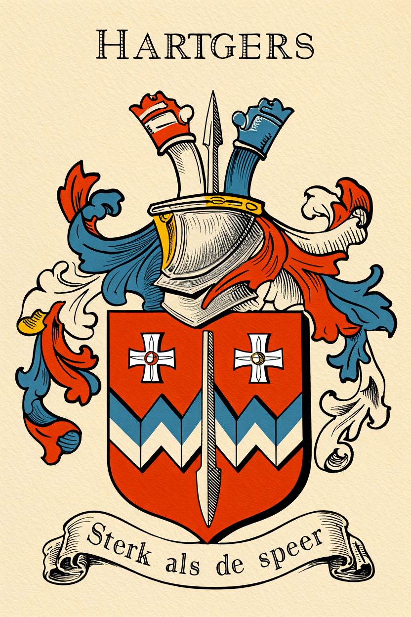 Familiewapen van de achternaam HARTGERS