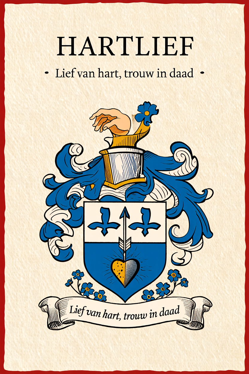 Familiewapen van de achternaam HARTLIEF