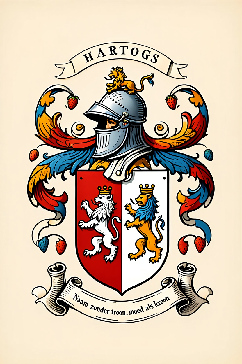Familiewapen van de achternaam HARTOGS