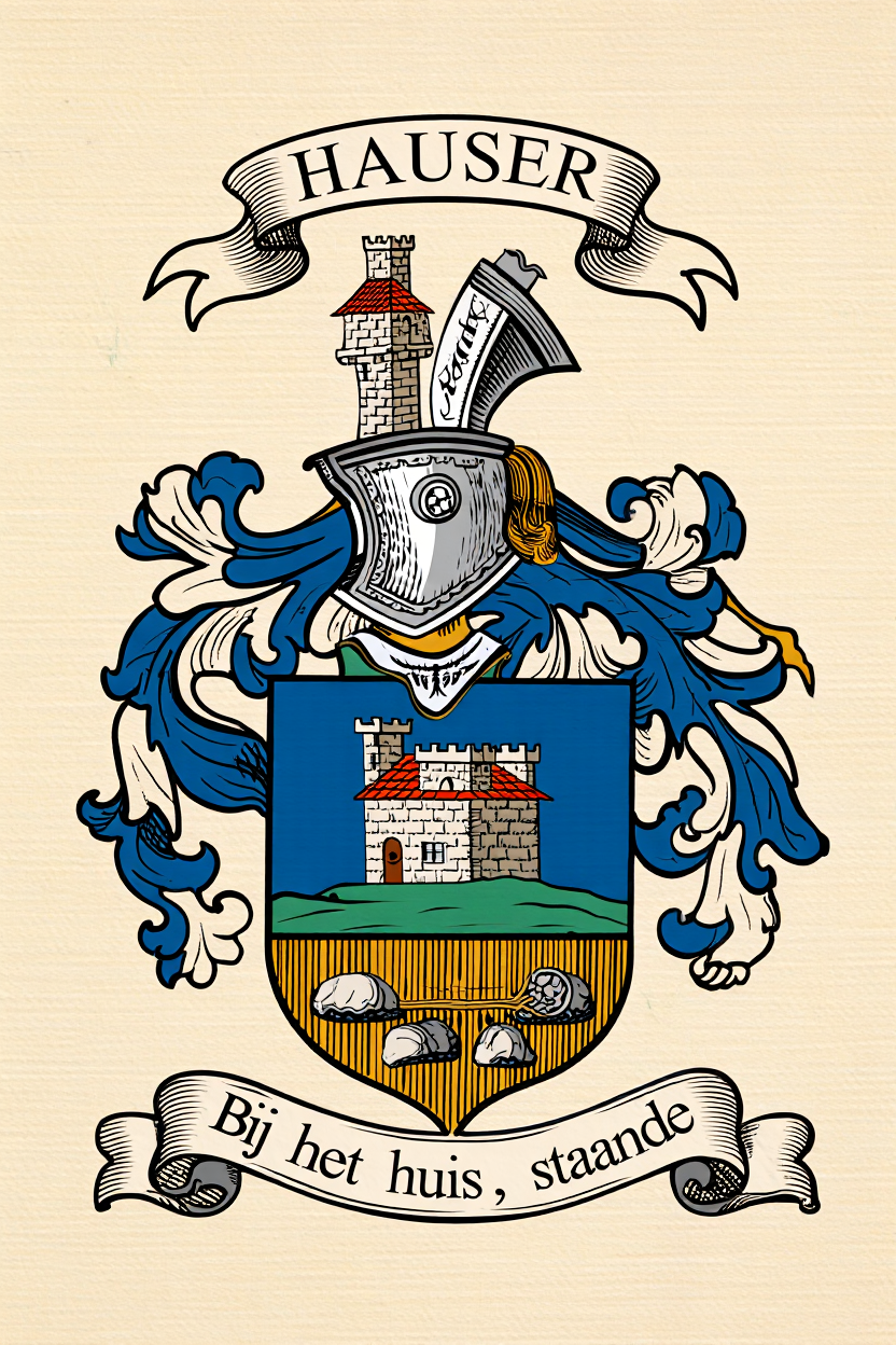 Familiewapen van de achternaam HAUSER