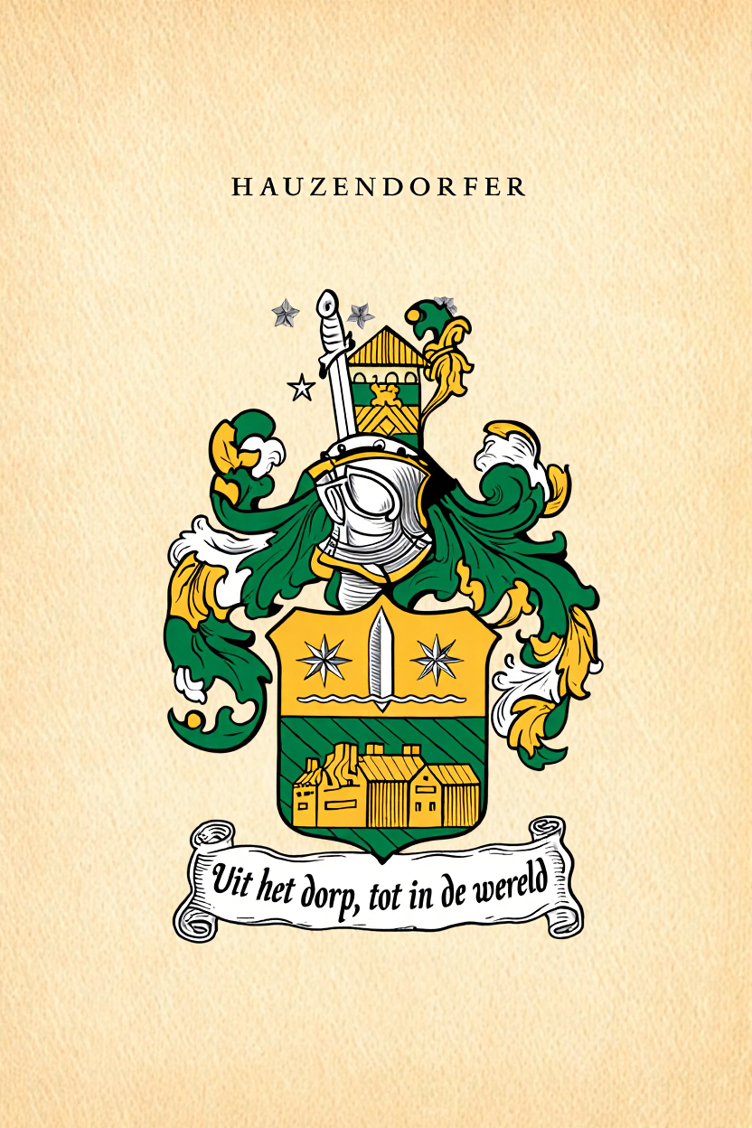 Familiewapen van de achternaam HAUZENDORFER