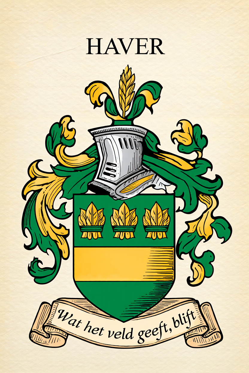 Familiewapen van de achternaam HAVER