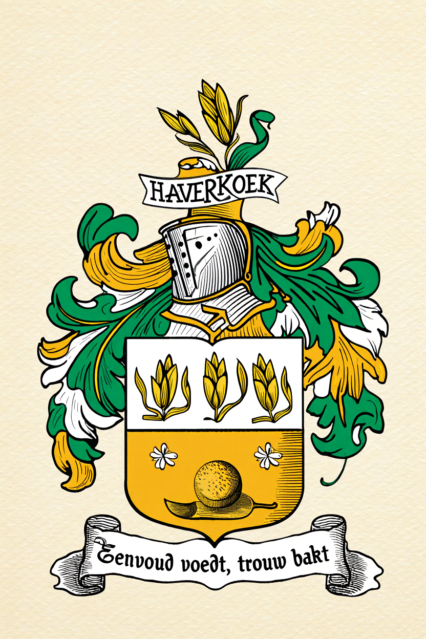 Familiewapen van de achternaam HAVERKOEK