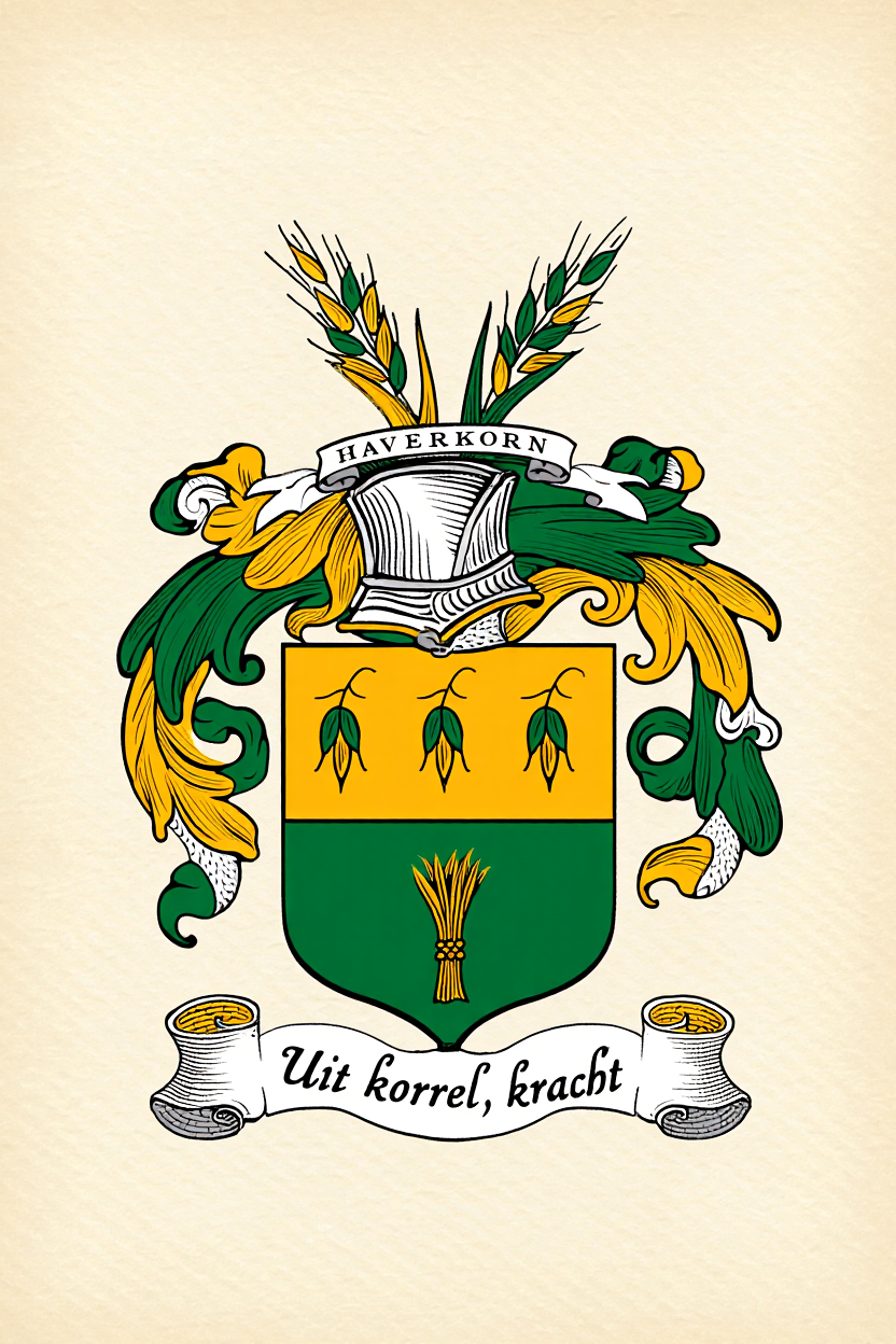 Familiewapen van de achternaam HAVERKORN