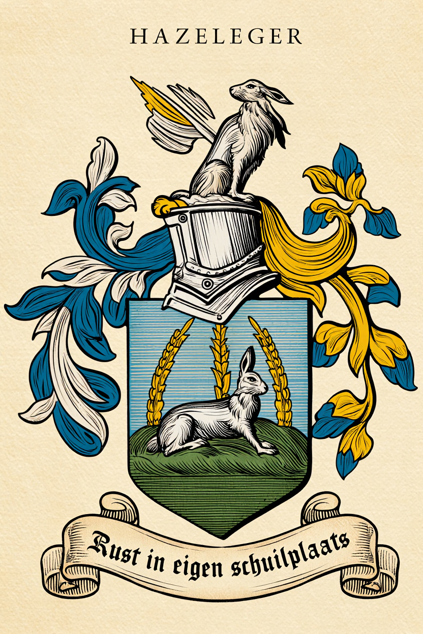 Familiewapen van de achternaam HAZELEGER