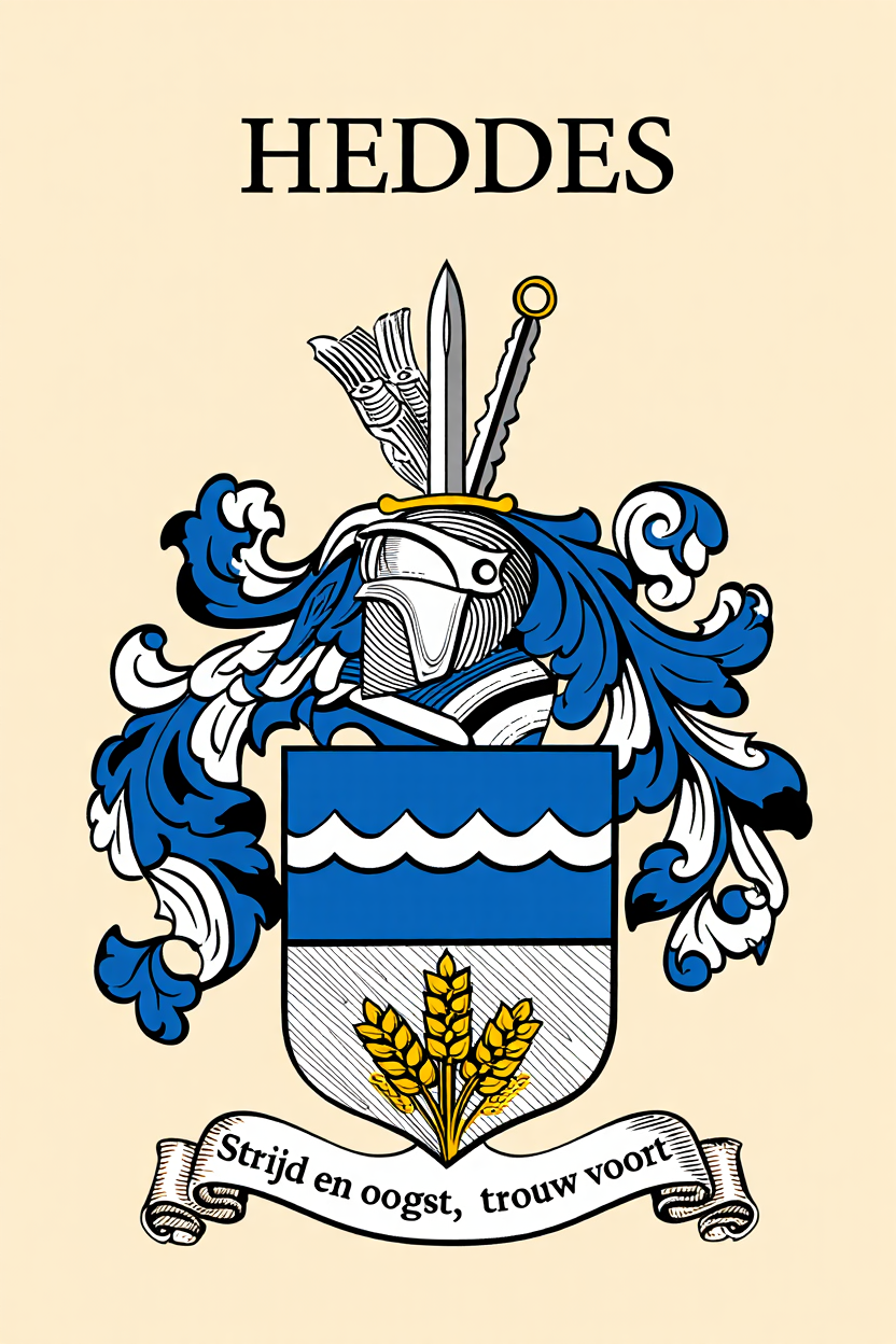 Familiewapen van de achternaam HEDDES