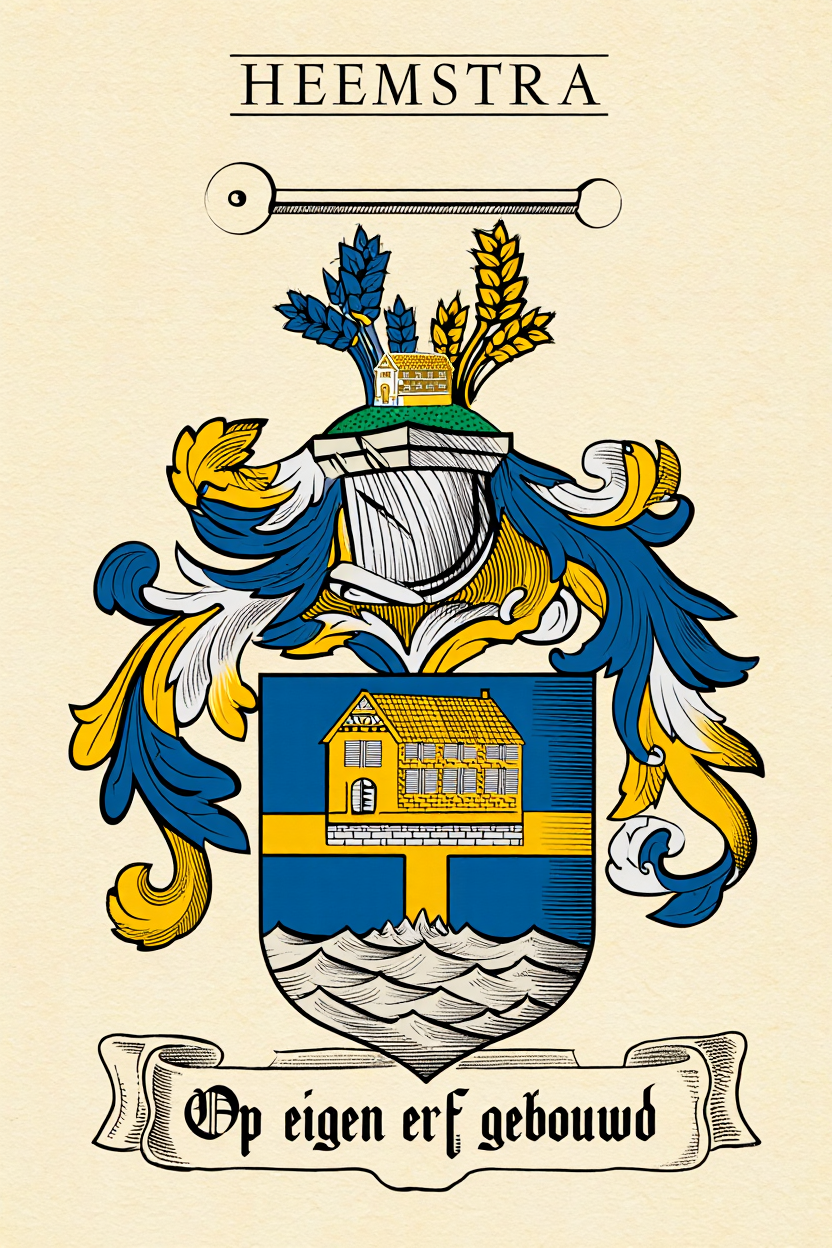 Familiewapen van de achternaam HEEMSTRA